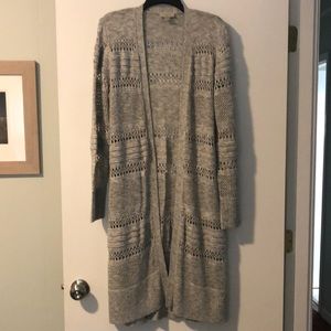 Long cardigan sweater